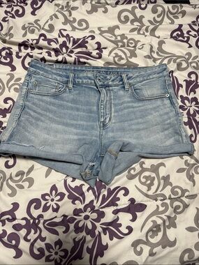 American Eagle Outfitters Light Blue Denim Jean Shorts